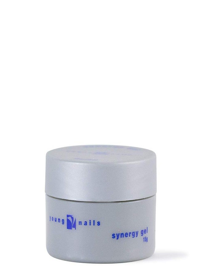 Young Nails Synergy Gel System, Foundation Gel - Builder Gel Base Coat, Superior Adhesion & Strength, Hard Gel Base Coat - Base Gel, Clear, 15g - Image 1