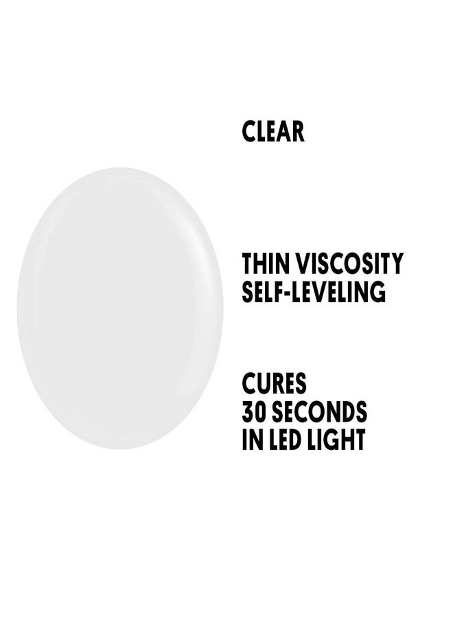 Young Nails Synergy Gel System, Foundation Gel - Builder Gel Base Coat, Superior Adhesion & Strength, Hard Gel Base Coat - Base Gel, Clear, 15g - Image 5