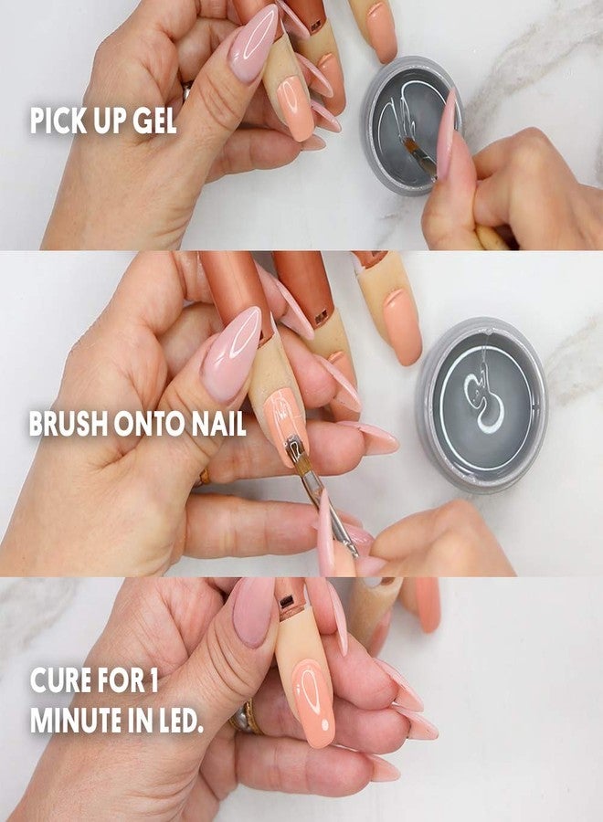 Young Nails Synergy Gel System, Foundation Gel - Builder Gel Base Coat, Superior Adhesion & Strength, Hard Gel Base Coat - Base Gel, Clear, 15g - Image 3