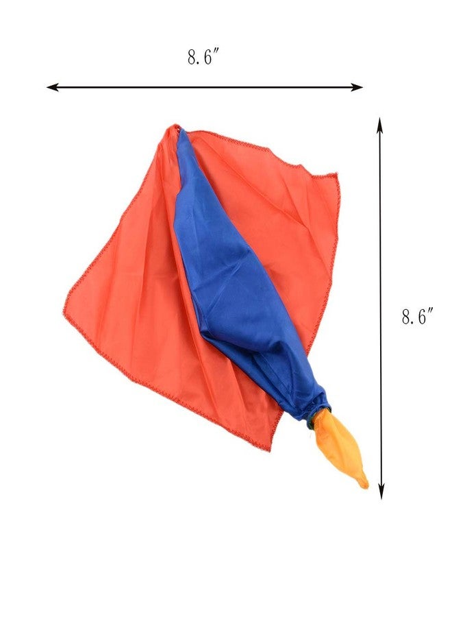 Yahpetes Magic Scarves 2 Pcs Change Color Silk Scarf for Magic Trick Silk Magic Props Magician Accessories (Magic Scarves) - Image 2
