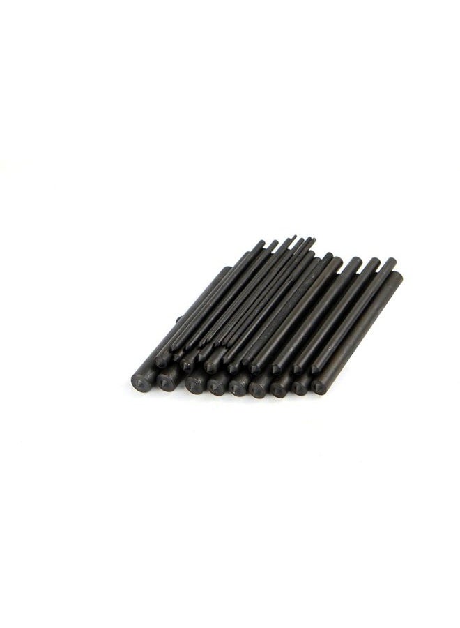 UI PRO TOOLS 28pc Center Transfer Punches Set Machinists Punch Stand Heat Treated Steel Black Industrial Oxide Finish - Image 3