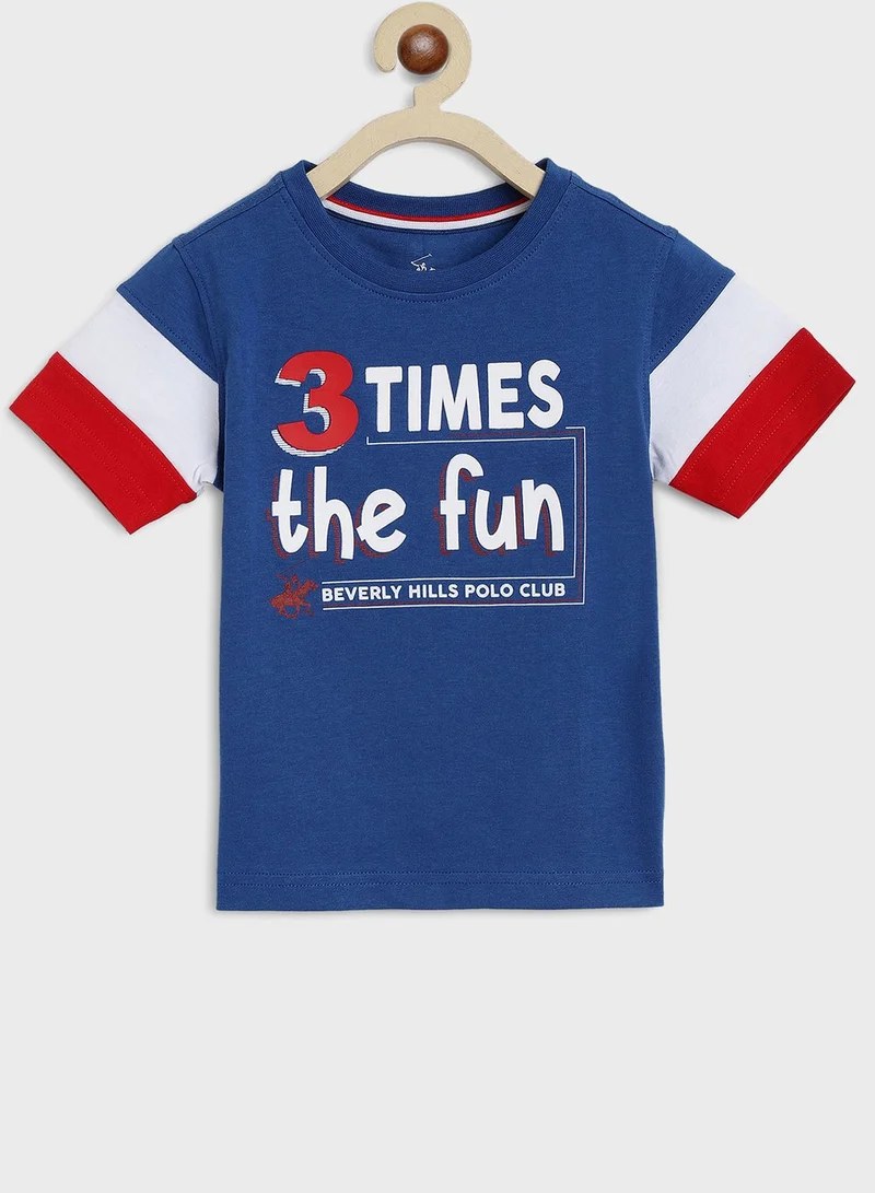 bhpoloclub Kids Slogan T-Shirt
