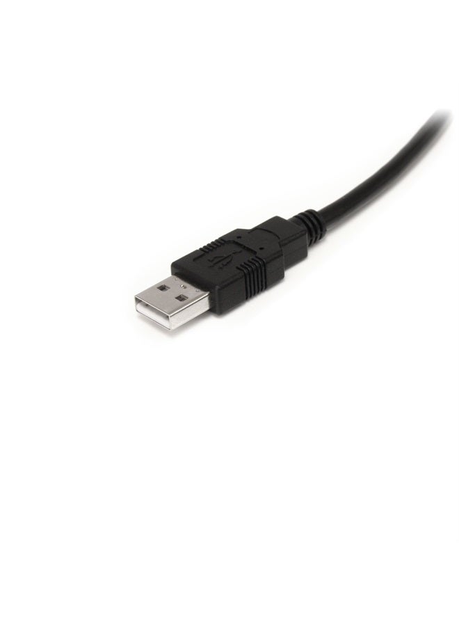 StarTech .com 9 m / 30 ft Active USB A to B Cable - M/M - Black USB 2.0 A to B Cord - Printer Cable - Extension USB Cable (USB2HAB30AC) - Image 2