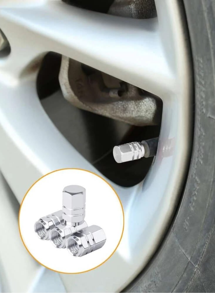 Generic 4-Piece Car Wheel Tires Stem Airtight Cap Set  - Image 4