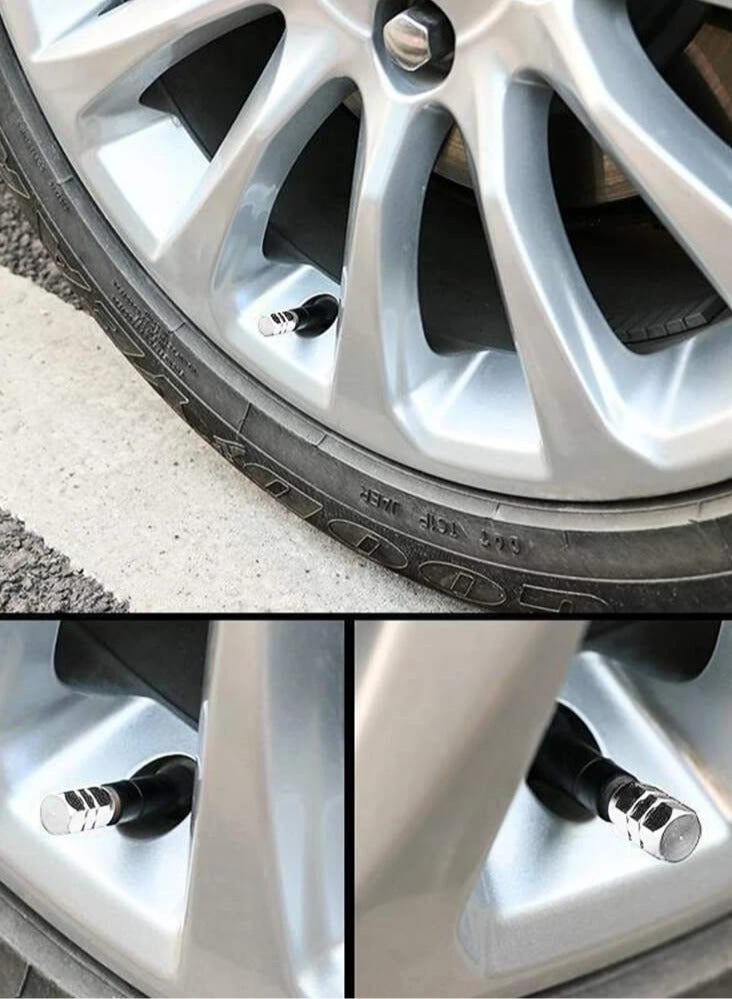 Generic 4-Piece Car Wheel Tires Stem Airtight Cap Set  - Image 2
