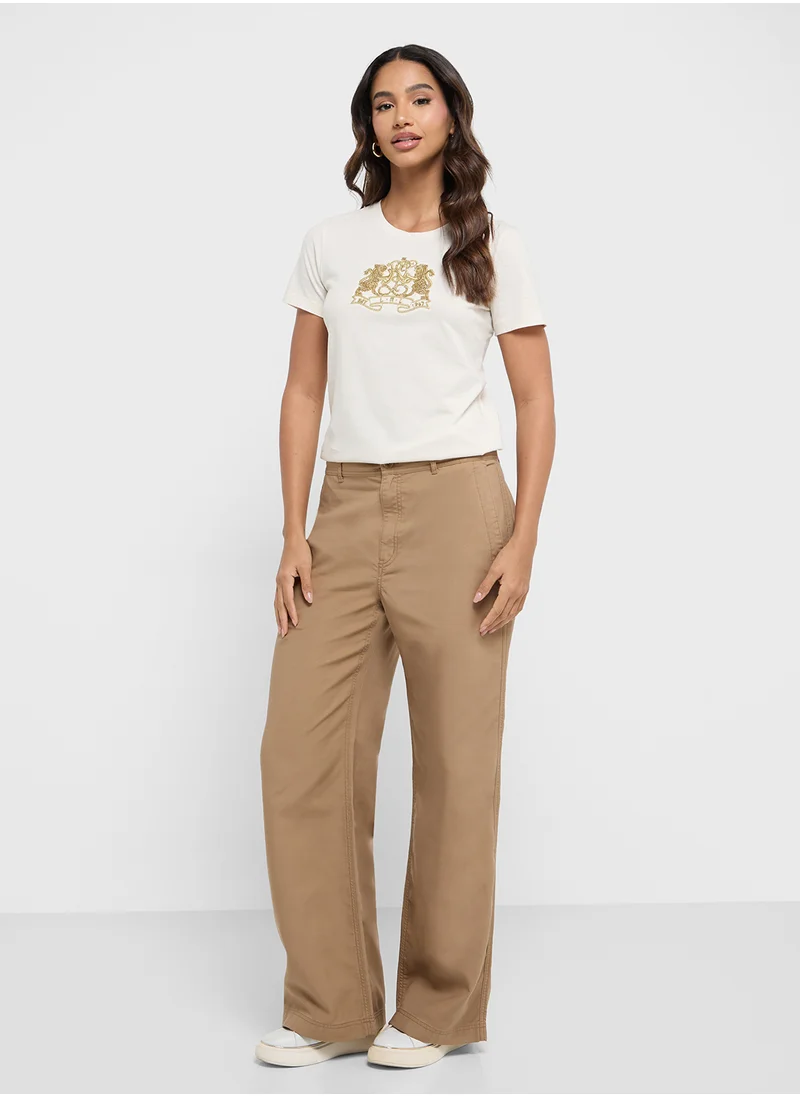 Lauren Ralph Lauren Wide Leg Pants