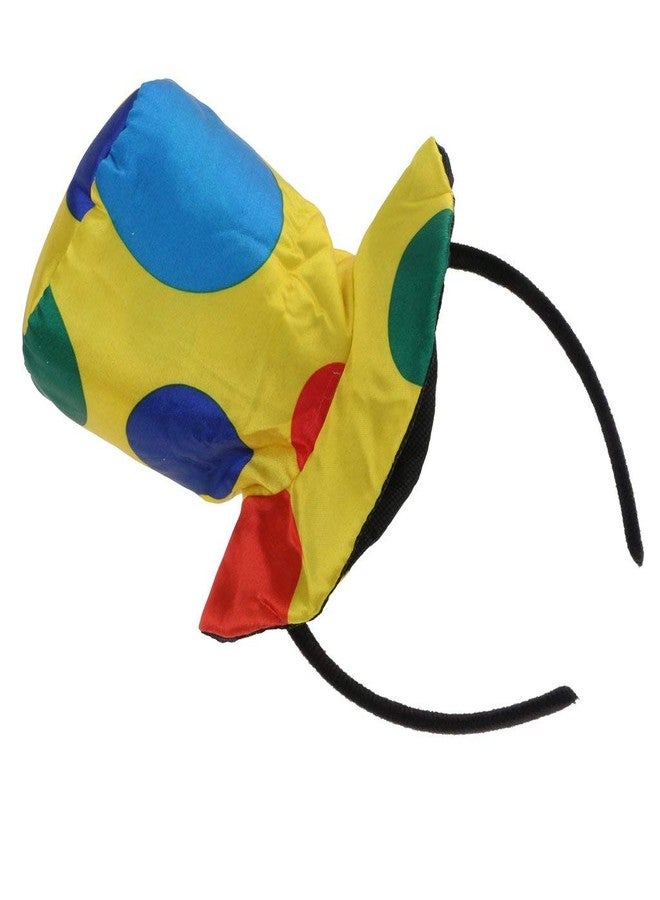 FRECI Clown Hat Headband Jumbo Polka Dots Headwear for Halloween, Carnival, Circus Costume Props - A - Image 3
