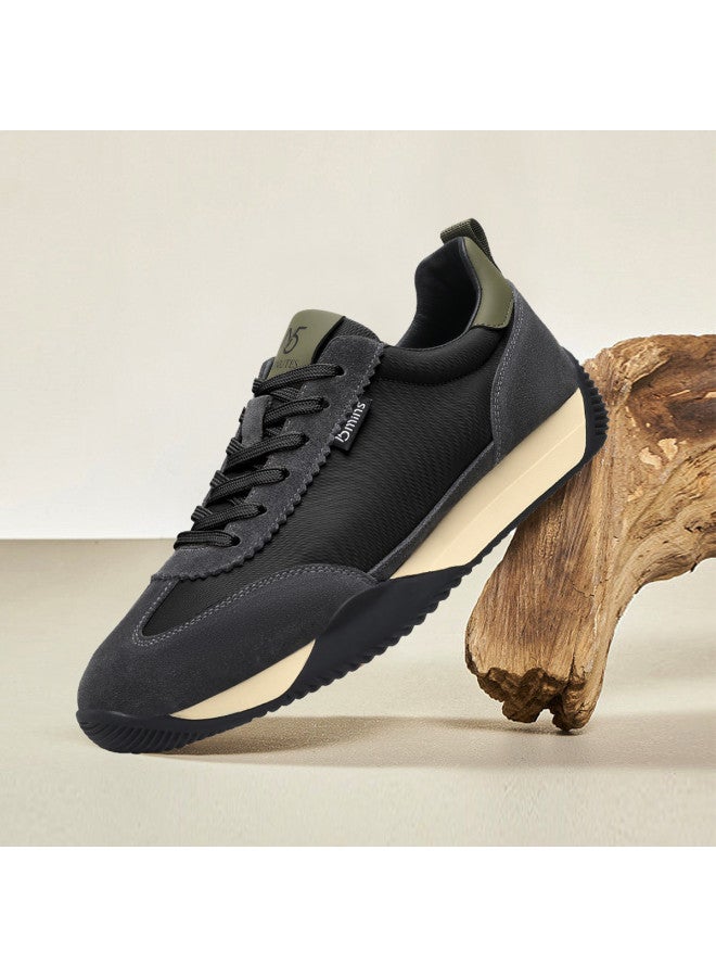 15MINS Men's Casual Canvas Shoes Retro Lace-up Fashion Sneakers Simple Versatile Durable Lace-up Men's Leisure Sports Shoes - Image 2
