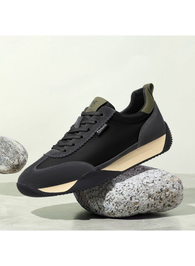 15MINS Men's Casual Canvas Shoes Retro Lace-up Fashion Sneakers Simple Versatile Durable Lace-up Men's Leisure Sports Shoes - Image 3