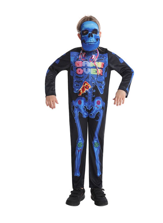 Party Magic زي هيكل عظمي ثلاثي الأبعاد للصبي L