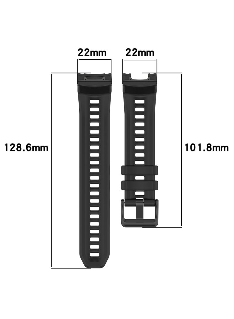 Soft Silicone Strap for Garmin Instinct 3 Compatible with Garmin Instinct3 Watch Bands Replacement (for 45mm Dial) - Image 2