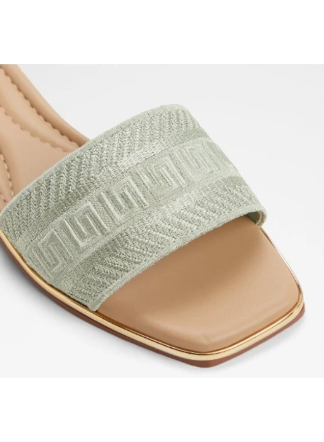 ALDO OCEANIA Embroidered Flat Sandals - Image 1
