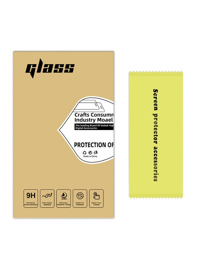 Suitable For Apple 15 Tempered Film HD Film Large Arc 330 Thick Glue High Aluminum Mobile Phone Film-Color:Please Order: Kraft Paper Packaging + Toolkit ]-Size:Apple 15 Pro Max