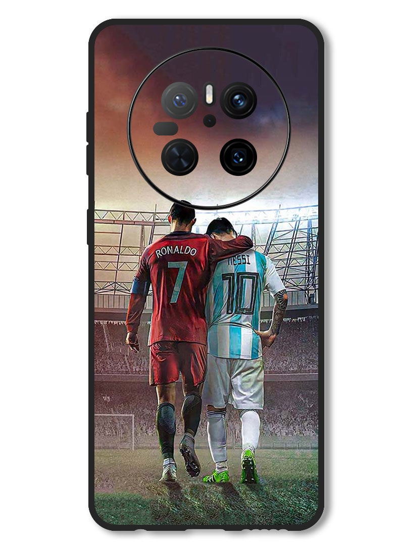 Theodor Case Compatible with Huawei Mate 70 Protection Shockproof Bumper Cover Ronaldo Messi - Image 1