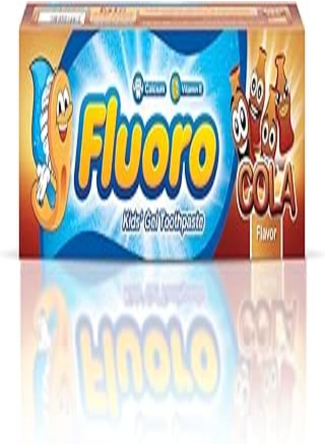 Fluoro - Fluoro Kids Cola Flavor Gel Toothpaste 50 gm - Image 1