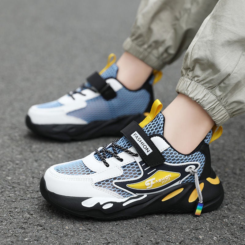 Mesh Sneakers Lightweight Flexible Sole Walking Shoes For Kids Indoor And Outdoor Activities - Image 4