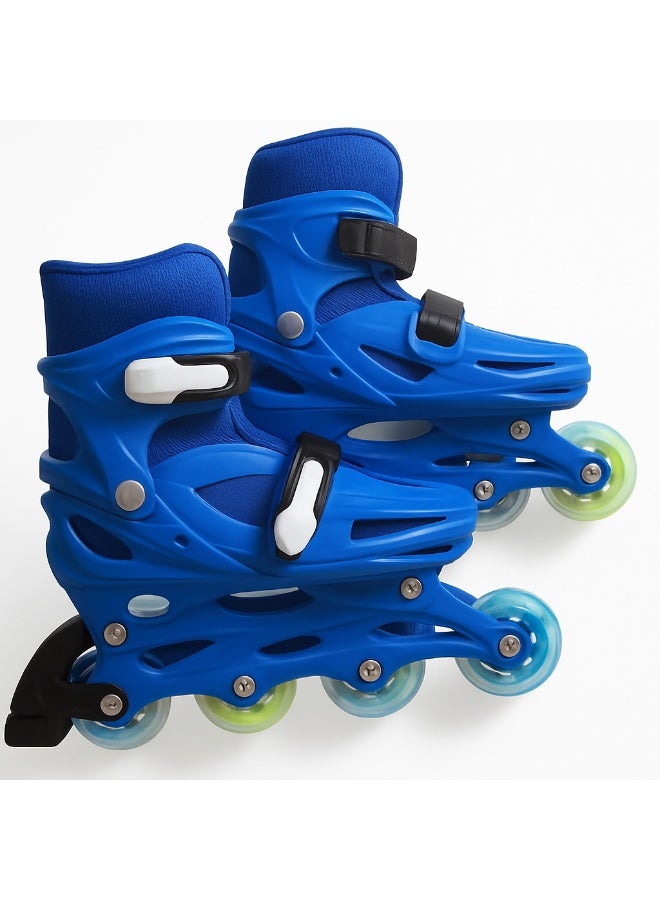 فلاش مجموعة زلاجات فلاش للأطفال مع معدات الحماية، صف واحد، موديل ٢٠٢٥-٢٠٢٦ - Image 4