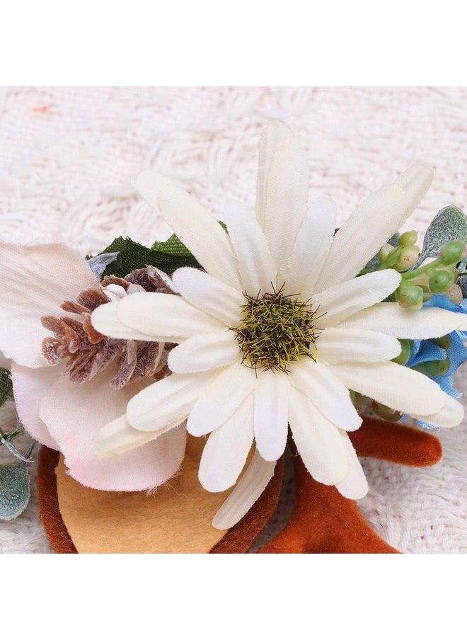 Deer Antler Flower Pine Cone Crown Floral Headbands Boho Headdress Party Headwear For Women Girls Style 2 - pzsku/Z996C30E686E9B49224A7Z/45/_/1718616535/2a35a9e9-7c36-4b54-aabe-9b8d25ecc3e5