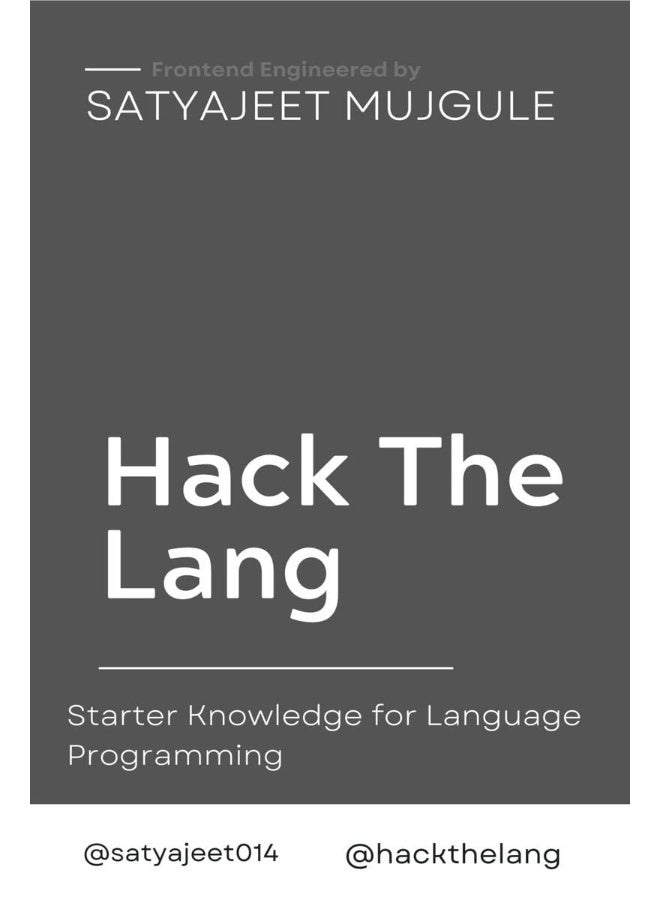 Hack The Lang 