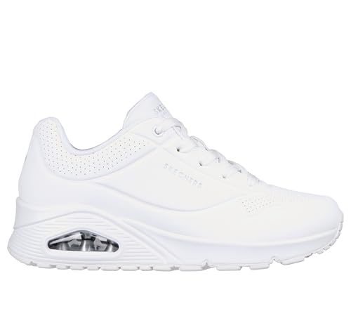 SKECHERS سكتشرز حذاء سنيكرز للنساء أونو-ستاند على الهواء، W، 8 Wide - Image 4