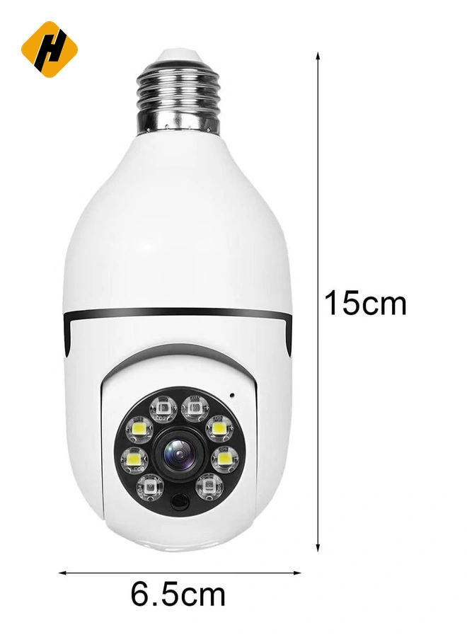 HuHa Bulb Camera 1080P, Night Vision IP Camera, PTZ Camera, 4X Digital Zoom Monitor, Home Security System, WiFi Camera Full Color  - Image 4