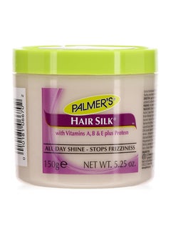 Hair Silk Jar. Use Palmer's Hair Silk Cream to give you silky-like hair Vitamin-rich cream gives hair a shiny, soft finish without frizz. Moisturizes and protects hair and gives it shine all day long. 150g