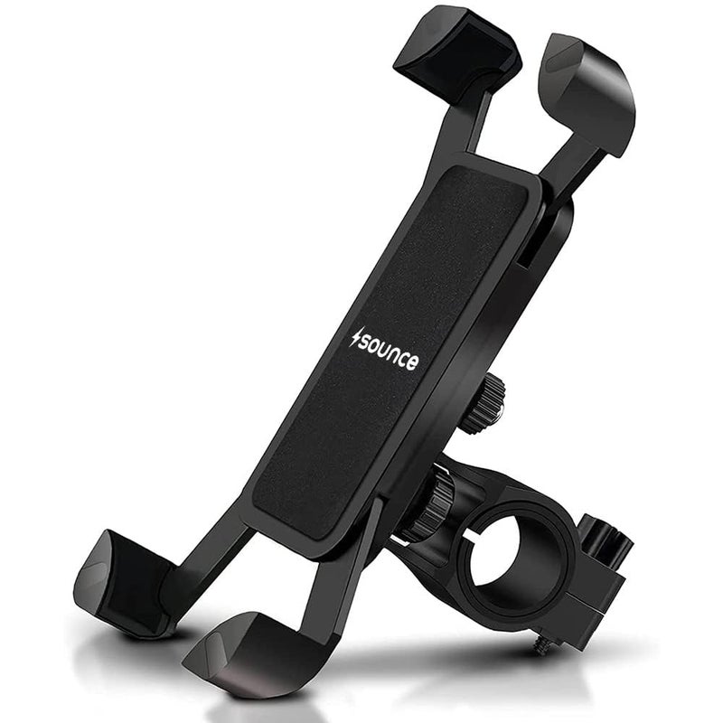 Sounce Waterproof New Bike Phone Mount Anti Shake and Stable 360‚° Rotation Bike Bicycles Accessories for Any Smartphone GPS Other Devices Between 3.5 and 6.5 inches - Image 1
