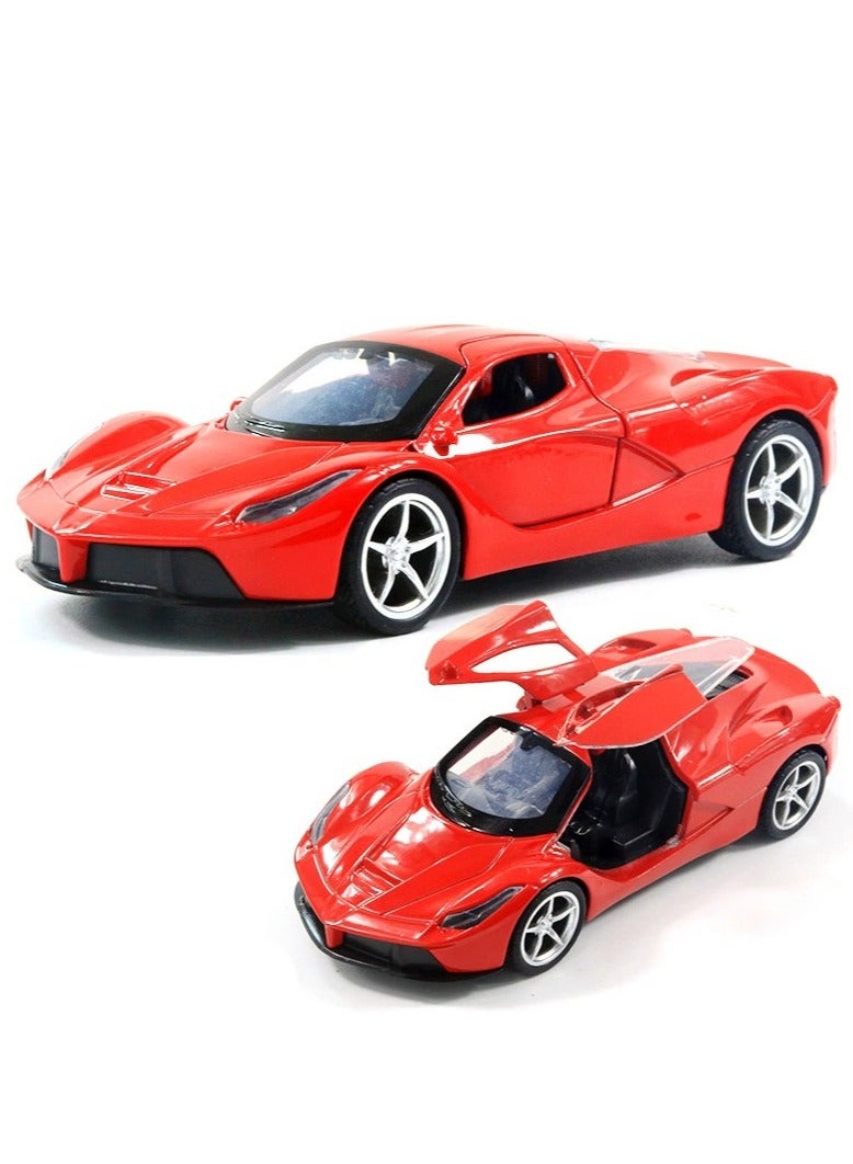 HALAMODO 1:36 Alloy Car Model , Pull-Back Toy Car , Model Car for Kids Boy Girl Gift , Collectible Display ,Red - Image 2