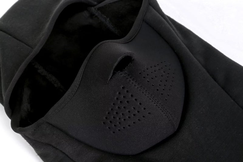 ZERDOCEAN Winter Windproof Fleece Full Face Motorcycle Ski Mask Balaclava Black - Image 4