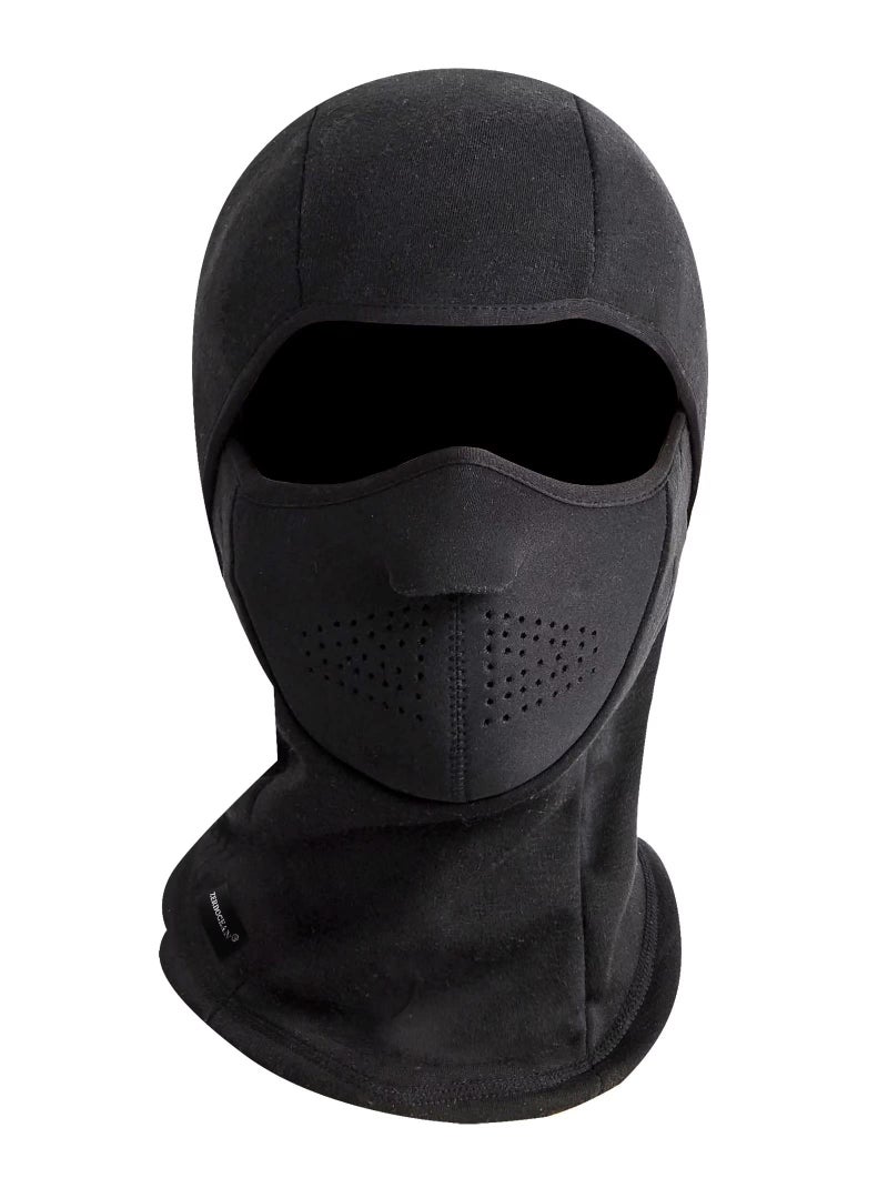ZERDOCEAN Winter Windproof Fleece Full Face Motorcycle Ski Mask Balaclava Black - Image 1