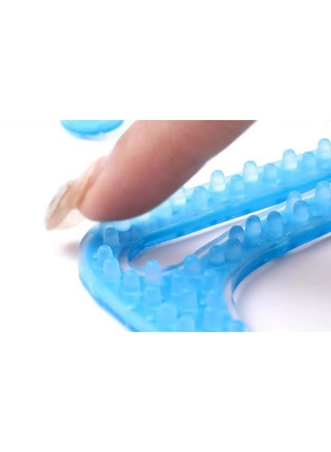 Helmet Inner Liner Pad,Motorcycle Cycling Helmet Silicone Liner,Silicone Helmets Liners Breathable Pad - Image 3