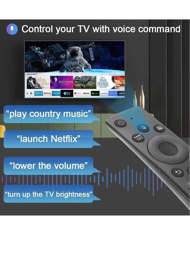 Universal Voice Remote Control for Samsung TV Remote All Samsung LED QLED UHD SUHD HDR LCD HDTV 4K 3D Curved Smart TVs, with Shortcut Buttons for Netflix - Image 5