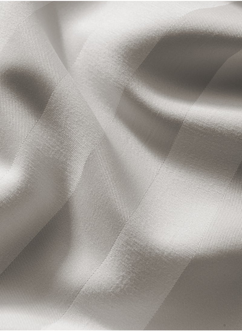 Master Home Textile Microfiber Hotel Duvet Cover Sets, Fits 200 cm x 200 cm Size Bed,  6 Pcs King Size, Hotel Stripe Pattern  - Image 5