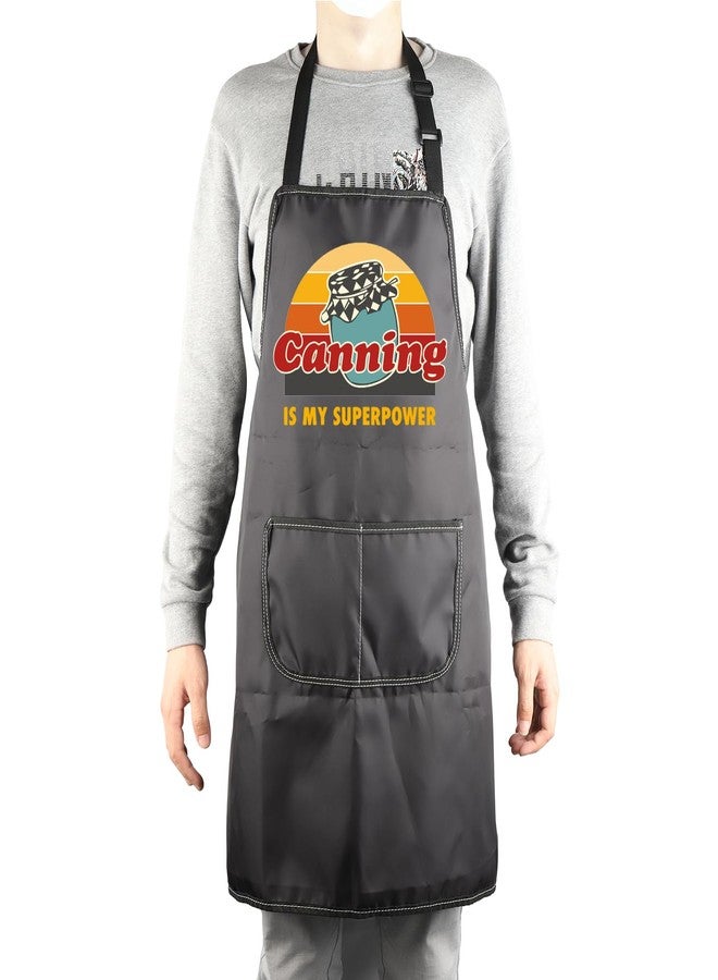 MBMSO Funny Canning is My Superpower Apron Canning Gift for Canning Lover Canner Kitchen Apron with pocket for Canning Season (Canning Apron-b) - Image 4
