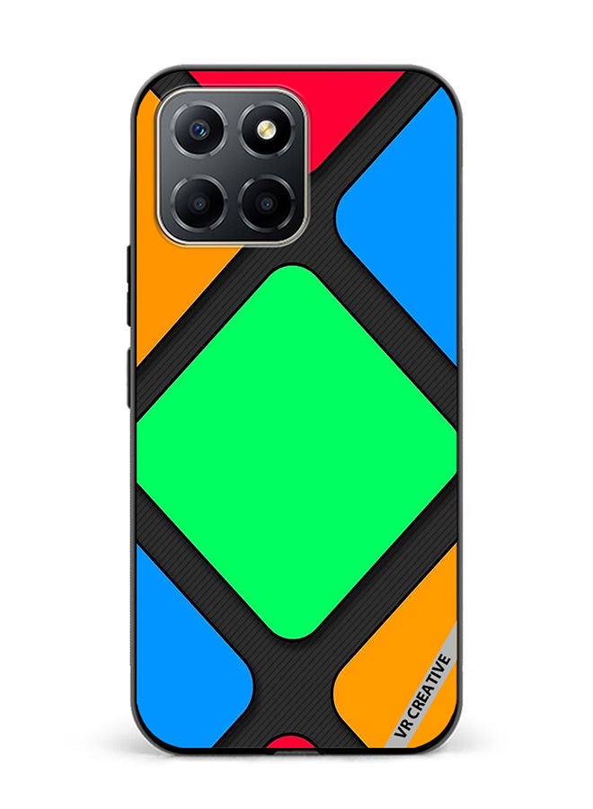 VR CREATIVE Protective Case Cover For Honor X6 Abstract Design Multicolour - Image 1