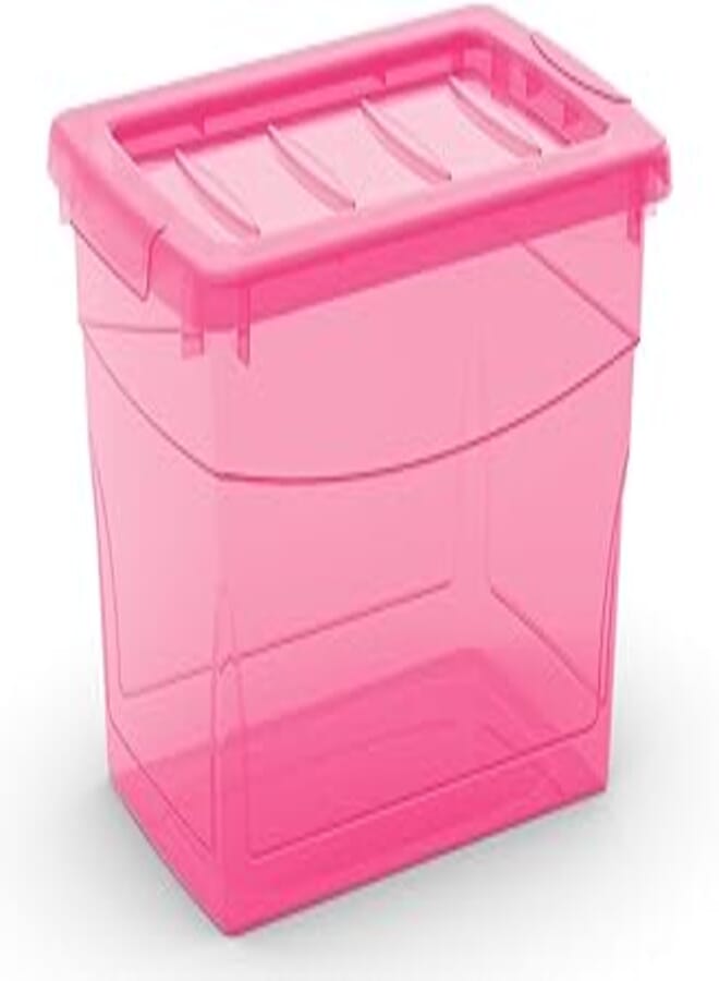Kis 8609000P Omni Plastic Storage Box, 16 Liter - Pink