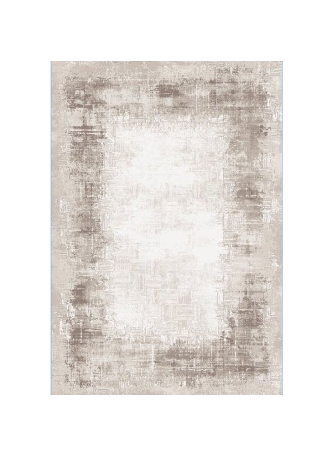 DANUBE HOME Galeria Lux Distressed Rug | Washable Modern Rugs Style | Polypropylene + Polyester Area Rug Floor Covering | Indoor Carpet For Living Room Dining Bedroom 200x300cm-Beige White - Image 4