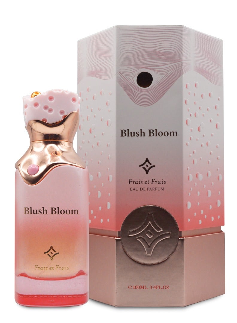 Frais Et Frais Blush Bloom Perfume 100ML - Eau de Parfum - Women's Rich Oriental Scent with Peach, Ylang-Ylang & Patchouli - Image 1