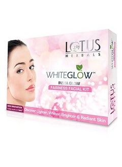 LOTUS HERBALS Whiteglow Insta Glow 1 Facial Kit ; For Radiant Glowing Skin ; Natural Ingredients ; 40G  - Image 1