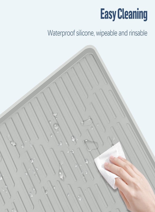 Bartuke Pee Pad Holder for Dogs, 40" x 28" Extra Large Silicone Pee Tray Mat High Edge, Leak-Proof, No Spill Pet Pad Holder for Puppy, Cat, Rabbit, Training Pads for Floor Protection, No Pee Pads - Image 5