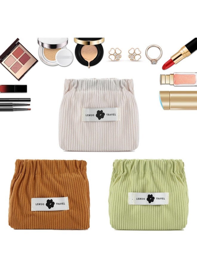 Minitul Elastic Hair Tie Organizer, Portable Travel Mini Storage Bag Makeup Pouch Popper Organizer for Women Girls Travel and Home Storage - Image 1