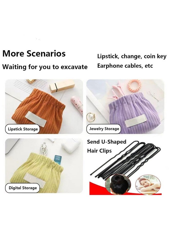 Minitul Elastic Hair Tie Organizer, Portable Travel Mini Storage Bag Makeup Pouch Popper Organizer for Women Girls Travel and Home Storage - Image 4