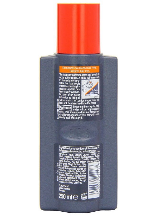 Alpecin Caffeine Shampoo For Men 250Ml Milky White 250 Ml (Pack Of 1)  - Image 3