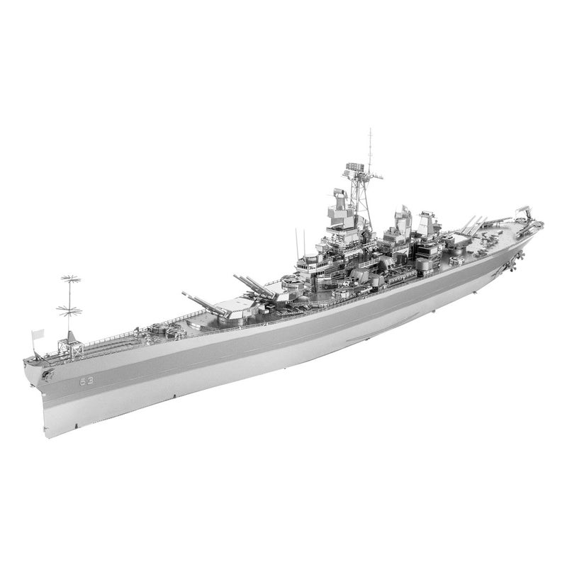 فاسينايشون مجموعة نماذج معدنية ثلاثية الأبعاد من سلسلة Fascinations Metal Earth Premium USS Missouri (BB-63). - Image 2
