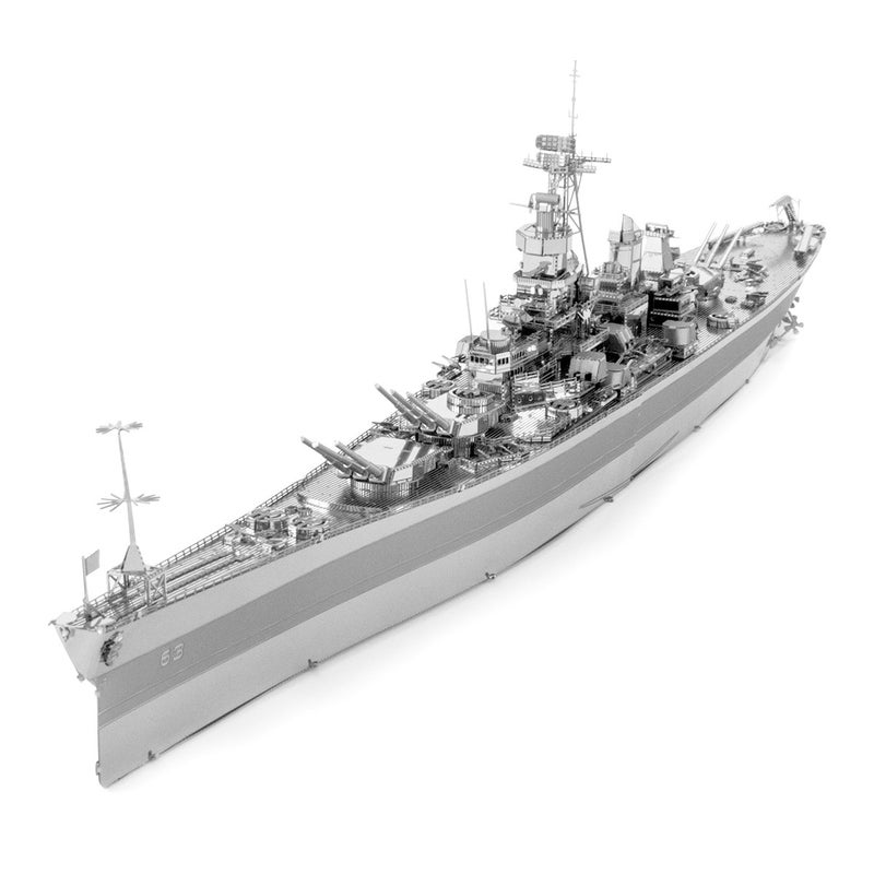 فاسينايشون مجموعة نماذج معدنية ثلاثية الأبعاد من سلسلة Fascinations Metal Earth Premium USS Missouri (BB-63). - Image 3