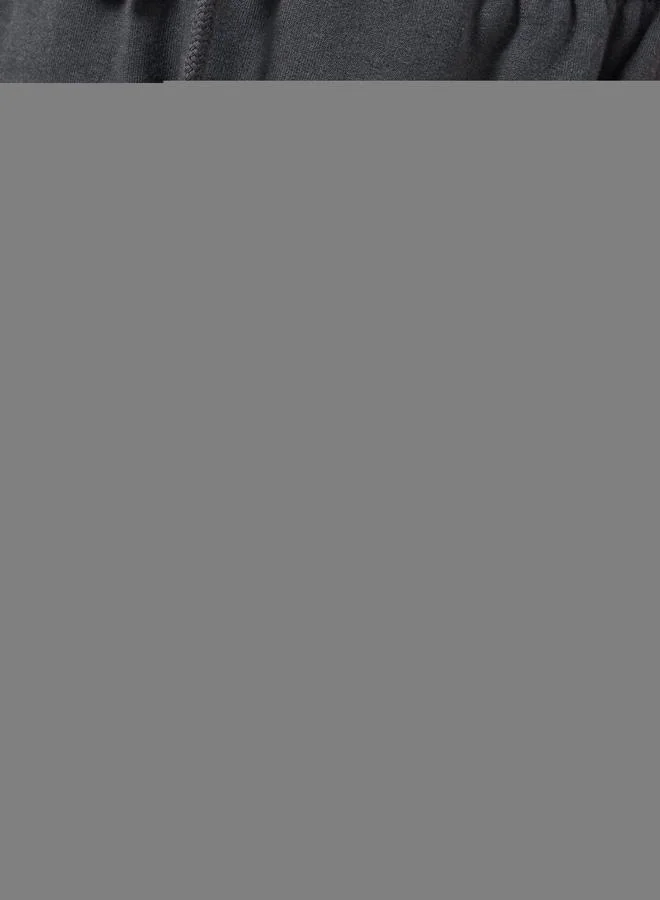 ستايلي Kids Grey Cotton Graphic Print Joggers