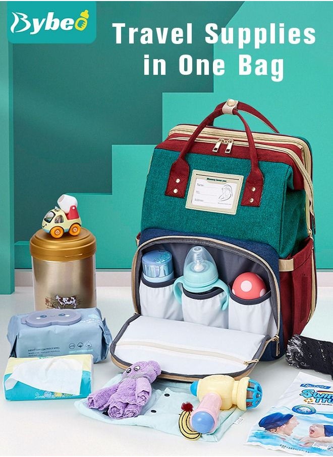 Bybeo - 2024 New Style Baby Diaper Bag Backpack, Multifunction Diapers Changing Station for Boys Girls Outdoor and Travel, Infant Shower Gifts, Large Capacity, 900d Oxford, USB Port - Image 1
