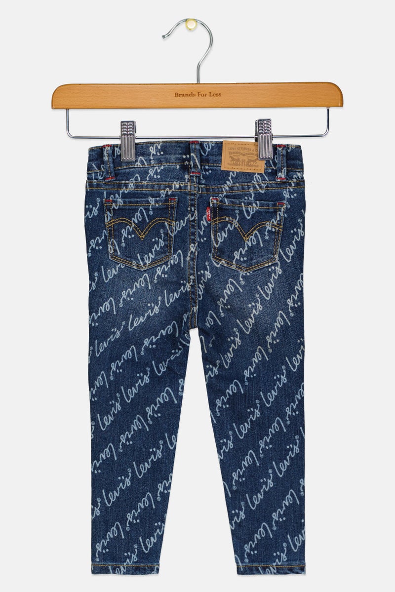 Levi's Toddlers Girl Allover Print Denim, Multicolor - Image 2