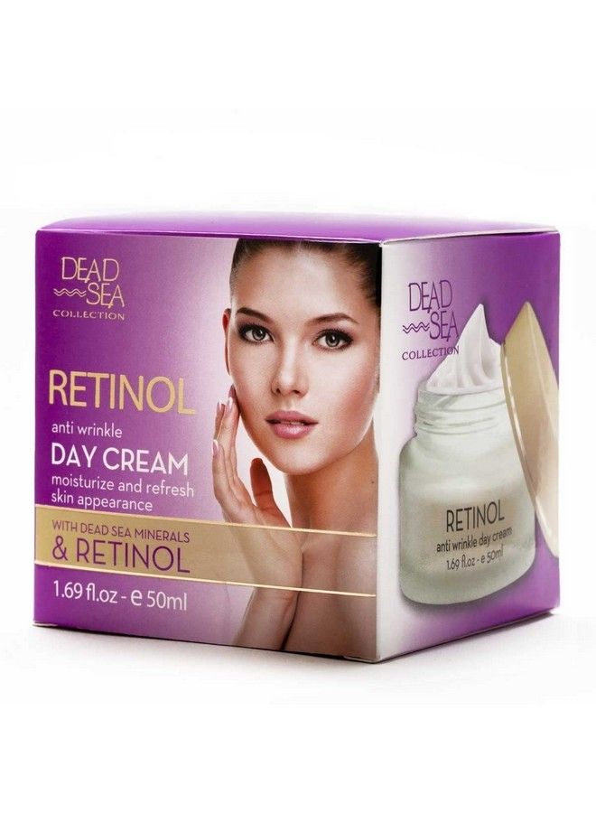 Dead Sea Collection Antiwrinkle Day Cream For Face With Retinol Anti Aging Skin Care With Sea Minerals Nourishing Moisturizer Hydrating And Smoothing Face Cream (1.69 Fl.Oz) - Image 2