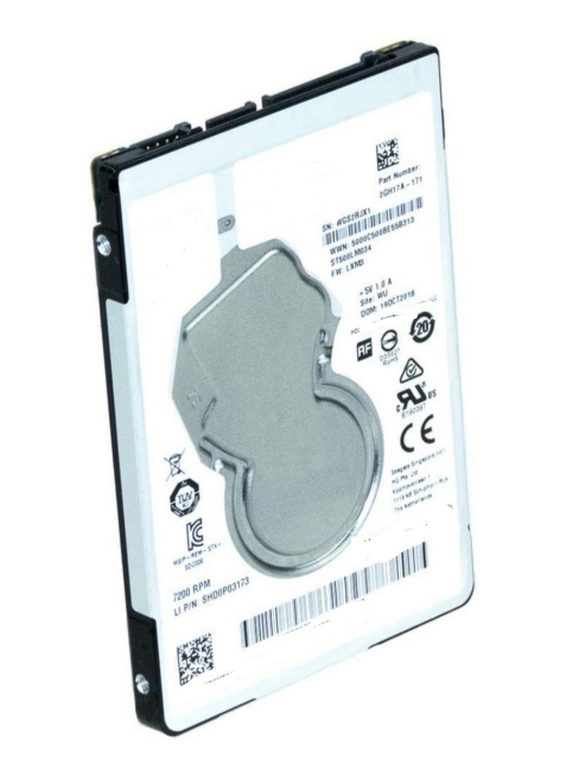 500GB Internal Performance HDD – 2.5 Inch SATA 6Gb/s, 7200 RPM, 128MB Cache for Desktop & Laptop - Image 1